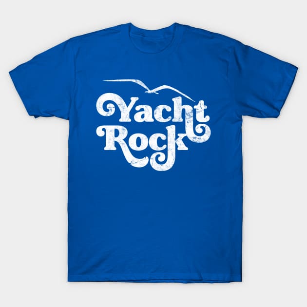 Yacht Rock  / /  Retro Faded-Aesthetic Fan Design T-Shirt by DankFutura